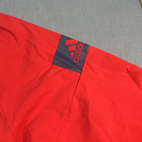 Adidas NHL Washington Capitals Jacket Men Medium Red 1/4 Zip Lightweight Pockets - Picture 8 of 13